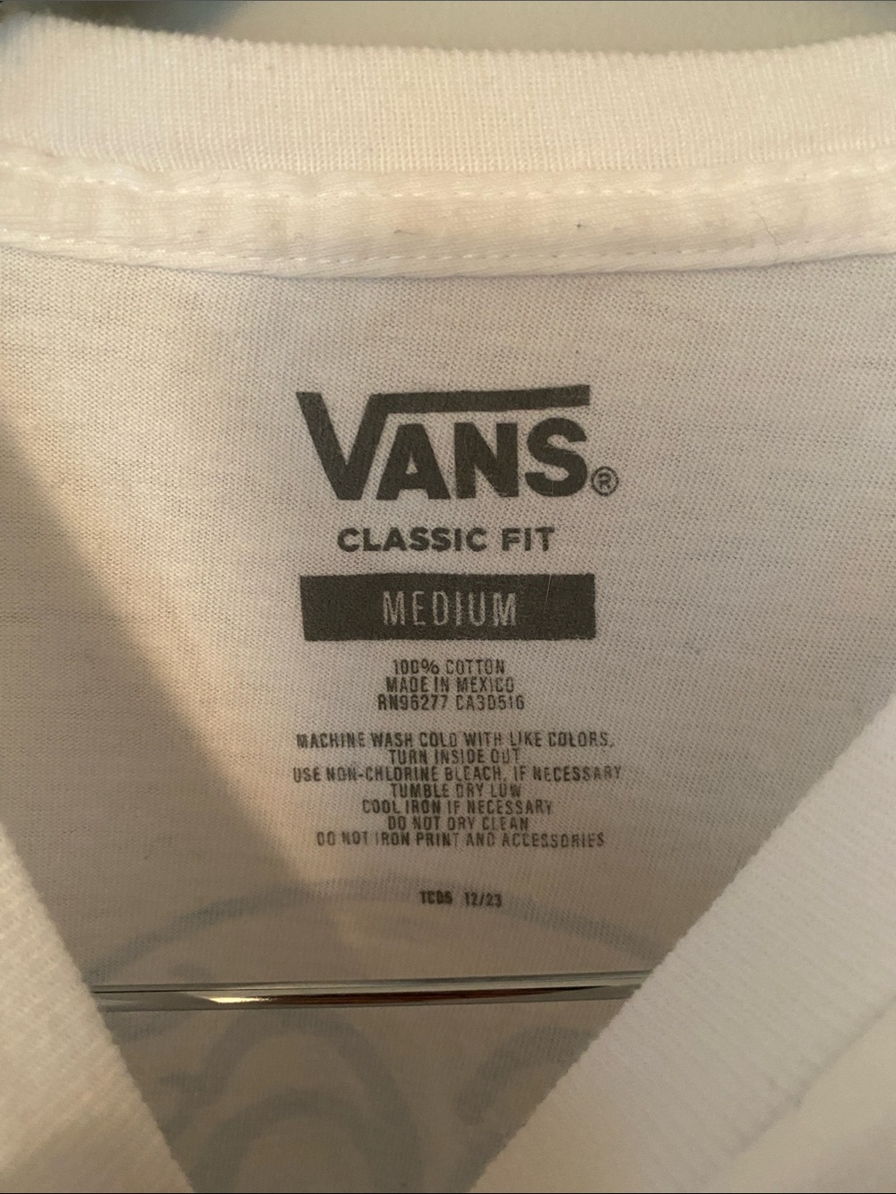 Vans Tshirt golf 66 size medium men’s white short sleeve Tshirt 100% cotton tee - Picture 4 of 7